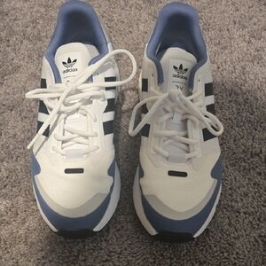 Adidas ZX White Light Blue Sneakers Men’s Size 10